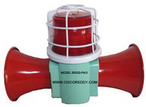 BSGQ-PA 3 double horn explosion protection fire audible and visual alarm BSGQ-3 explosion protection sound and light alarm