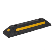 Traffic Parking Plant Locator Rubber & Plastic Crash Pier Floor Mat Car Reversing Gear Wheel Limiter Stop Block Car