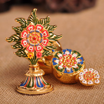 Tantric supplies eight-for-flower food-to-order Mart copper-painted eight-for-one set combination wholesale price