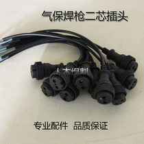 Special gas welding gun accessories two oxygen two welding machine accessories two-core power cord plug Panasonic 2-core plug