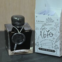 French J HERBIN1670 Ink Storm gray ocean blue red emeralds Carob Brown with gold powder commemorative edition