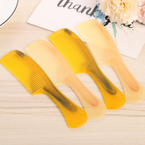 Plastic horn comb cow tendon long hair small comb anti-static flat hair cut straight hair haircut hair hair curls massage comb comb comb