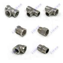  4 points stainless steel three-way elbow outer wire joint G1 2 pipe fittings interface Plumbing accessories Pipe fittings