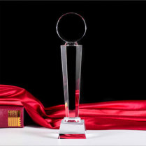 High-end custom crystal trophy custom-made excellent staff Trophy making thumb trophy annual meeting students