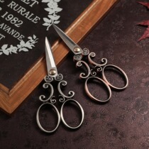 Retro European craft scissors export European and American exquisite scissors small scissors gift scissors stationery scissors