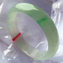 Natural Old Pit Jade Bracelet Ice Spicy Green Bracelet Crystal Clear Women with Certificate KK054