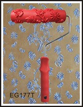 7 inch Liquid wallpaper brush wall printing roller diatom mud embossing tool liquid wall paper paint printing roller 177t