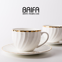 European-style bone China Phnom Penh Cappuccino coffee cup Simple ceramic coffee cup and saucer set British afternoon tea tea set