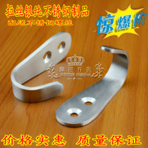 Thickened pure stainless steel clothes hook Bathroom door rear hanging clothes hook clothes hook super bearing capacity with stainless steel screws