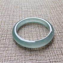 56 transparent and flawless natural old pit A goods Jade jade bracelet ice blue clear water jade bracelet children with certificate KH001