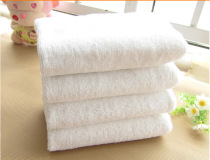 wholesale 100 cotton super soft towel face hand solid white