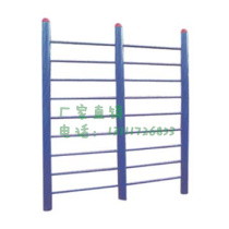 Factory direct outdoor fitness equipment Community path double room rib wood climbing ladder School sports
