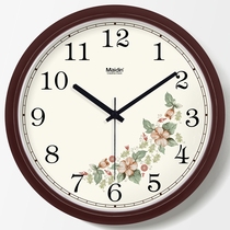 Madin fashion creative mute wall clock Modern minimalist clock Digital clock art living room quartz clock F342