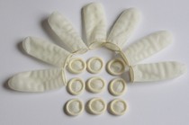 Direct sales disposable latex finger sleeve rubber finger sleeve protective gloves Labor insurance industrial finger sleeve crimping finger sleeve 500G