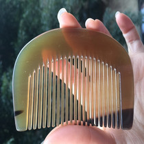 Natural white buffalo horn pocket comb comb bag comb practical and easy to carry