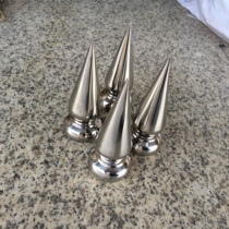 Laurel 201 boutique full welding belt seat cone gun head stainless steel decoration anti-theft courtyard fence special gun tip