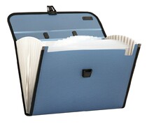 Del organ bag A4 briefcase 12 grid multi-layer Business portable organ clip file test kit