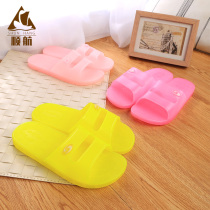 Shunhang popular home indoor non-slip thick-soled comfortable bathroom Crystal plastic cool for men and women couples fashion slippers