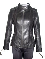 Paccilo women ladies leather jacket leather jacket leather coat sheepskin 4115 USA Direct Mail