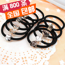 FQ03 small gift Korean hair accessories Crown love Yiwu leather band hair rope little gift Hairband