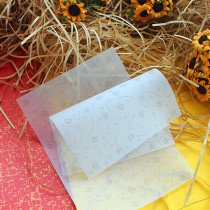 2016 handmade soap wrapping paper oil paper translucent wax retro style packaging box lining paper