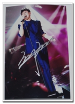 Zhang Jie signed autograph singer 2017 4th period in Changsha publicity signature photo Section C