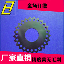 Stainless steel round code disc counting and positioning strip grating hole film etching custom-made code disc speed measurement motor customization