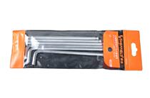 Male-made special length inner hexagonal ball head wrench steel shield tool 1 5-10mm S050106 network vanadium steel