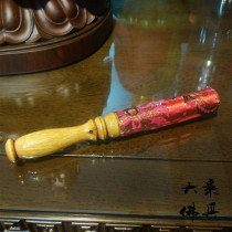 Buddha supplies 3 5-inch 5-inch 6-inch copper chime hammer tool accessories beat Tongqing wooden sticks for Buddhist Dharma