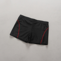  New mens fashion sports side swimming trunks Quick-drying boxer swimming trunks beach hot spring bathing suit tide