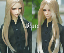 ◆Bears◆BJD wig 1 3 uncle imitation mohair-long hair-light gold spot