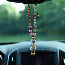 Zhaocai cat car pendant cute car interior accessories car safety charm hanging ornaments to ensure safety