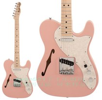  Custom Fenders 1969 Telecaster Thinline Shell Pink Electric Guitar