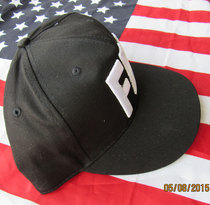 Black cap Outdoor sports sun hat American embroidered letter hat Baseball cap Pure cotton sun hat