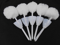 Extruded Cotton Toilet Brush Compliment Barrel Cotton Toilet Brush Plastic Manual Cleaning Brush Squeeze Water Brush Clean Toilet Brush Hygiene