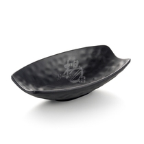 Young 140059 high grade imitation porcelain melamine A5 material frosted Japanese sushi plate soup plate cooking snack plate tableware