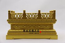 Camphor wood Buddha statue base Lotus table Buddha top Buddha seat Golden Lotus solid wood base Sumeru seat