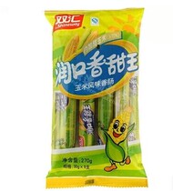 Shuanghui moisturizing mouth sweet King a large bag of 270 grams of corn flavor instant sausage snacks
