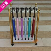 12 head stainless steel lock umbrella frame Hotel supermarket household umbrella frame Titanium umbrella frame
