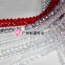 Crystal Pearl DIY Wedding Accessories Hair Accessories Hair Accessories Handmade Strings Beads Material Large Red White 468MM