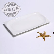 A certain brand UK foreign trade export original single ceramic cutlery 30CM rectangular oval disc grilled disc fish pan water fruit tray