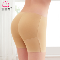 Peach Cup one piece of unscented breech pants plus pad lift underwear fake butt hip hip underwear female summer sexy breathable