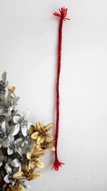 Nova dance headwear professional custom white-haired girl Xier red head rope Tiemei village girl props big braid