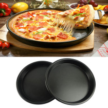 Pizza baking tray hard drive non-stick shallow pizza tray non-stick deep pizza tray 5-10 inch baking tool