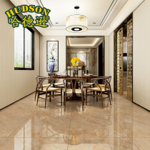 Hudson living room floor tiles 800x800 all-body marble tiles European floor tiles light luxury modern stone