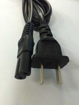 8 eight-character power cord 2-core power cord GB 2*0 75 square 1 8-meter line eight-character two-hole power cord