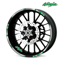 Hot sell Kawasaki NINJA 3M Colour waterproof special rim patch steel ring applieca 17 inch wheel hub sticker