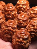 Pure handmade olive nuclear carving hand string Su Gong famous artist work Zhong Kui Nafu Sanhua old oil nuclear authentic domestic nuclear