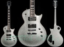 Customized LTDs EC-1000 Delux Silver Sparkle electric guitar