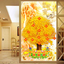 5D Diamond painting full of diamond embroidery Zhaojinbao new living room money tree paste Diamond Cross embroidery fortune tree porch